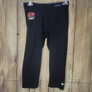 Womens Nike Pro Capri Leggings UNLV Black Sz S